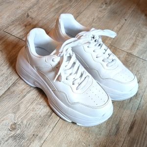 ASOS Truffle Collection paneled chunky lace up sneakers